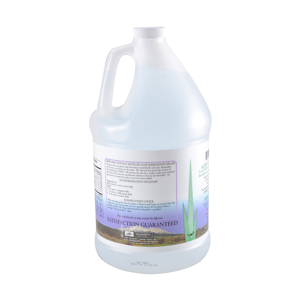 George's comparación de tamaño 128 oz para referencia de capacidad
