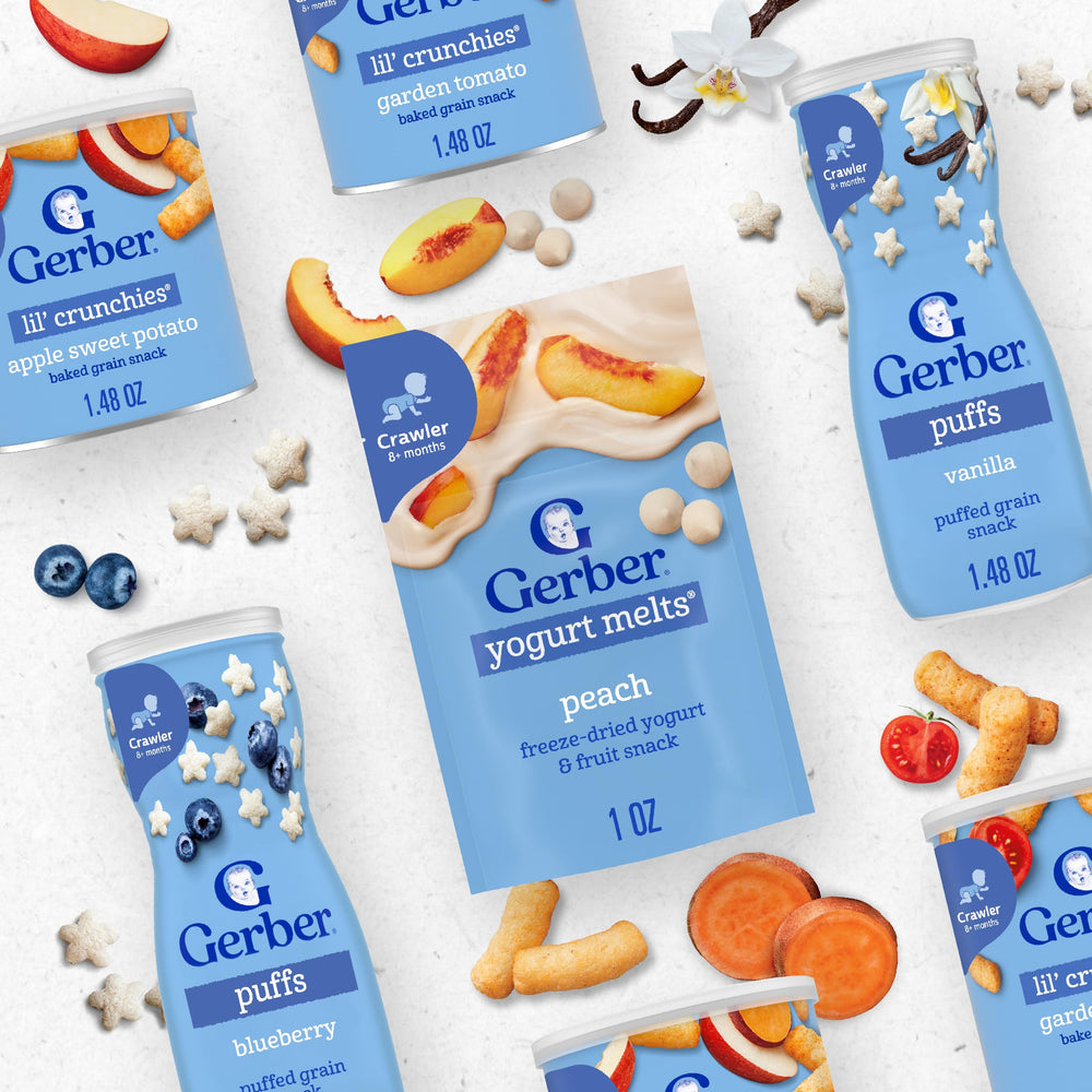 Gerber ingredientes con tomates que ilustran sabor natural