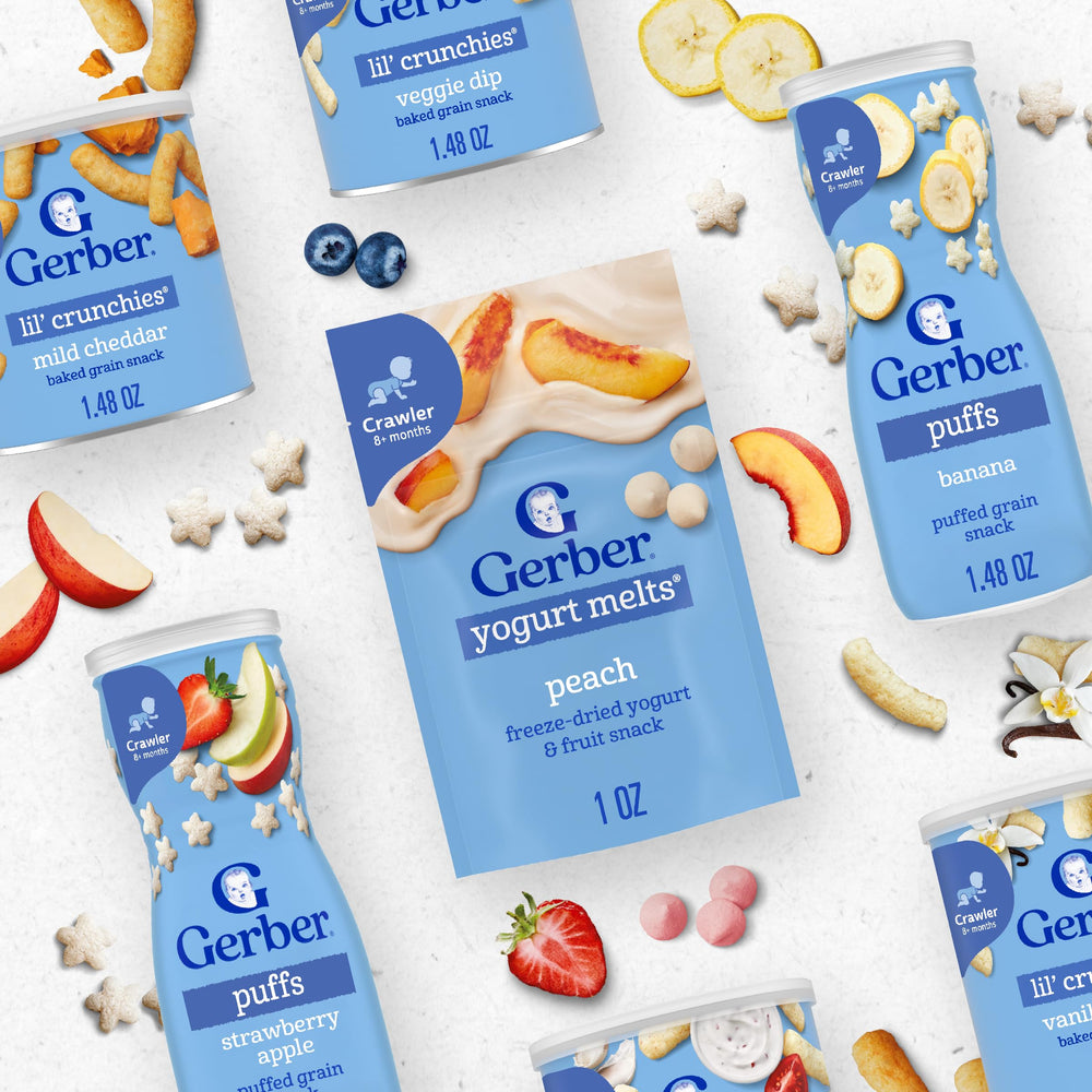 Gerber snack en exterior ideal para viajes cortos y salidas