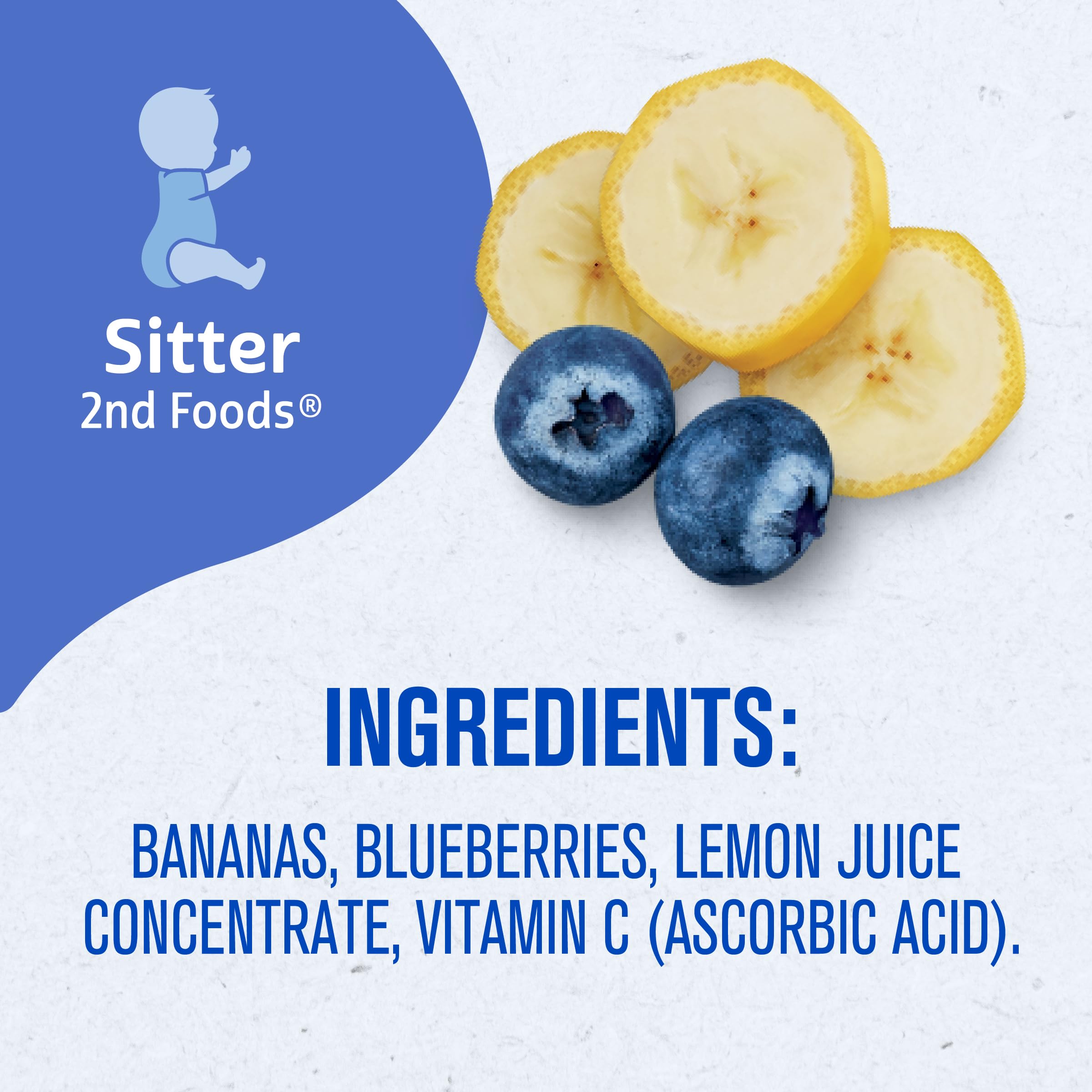 Gerber mano sosteniendo pouch para comparar tamaño y porción