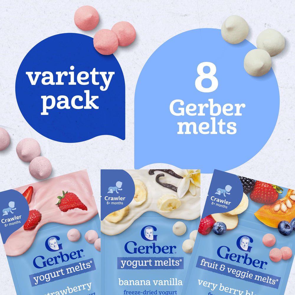 Gerber porciones en la palma para mostrar tamaño apto para dedos y control