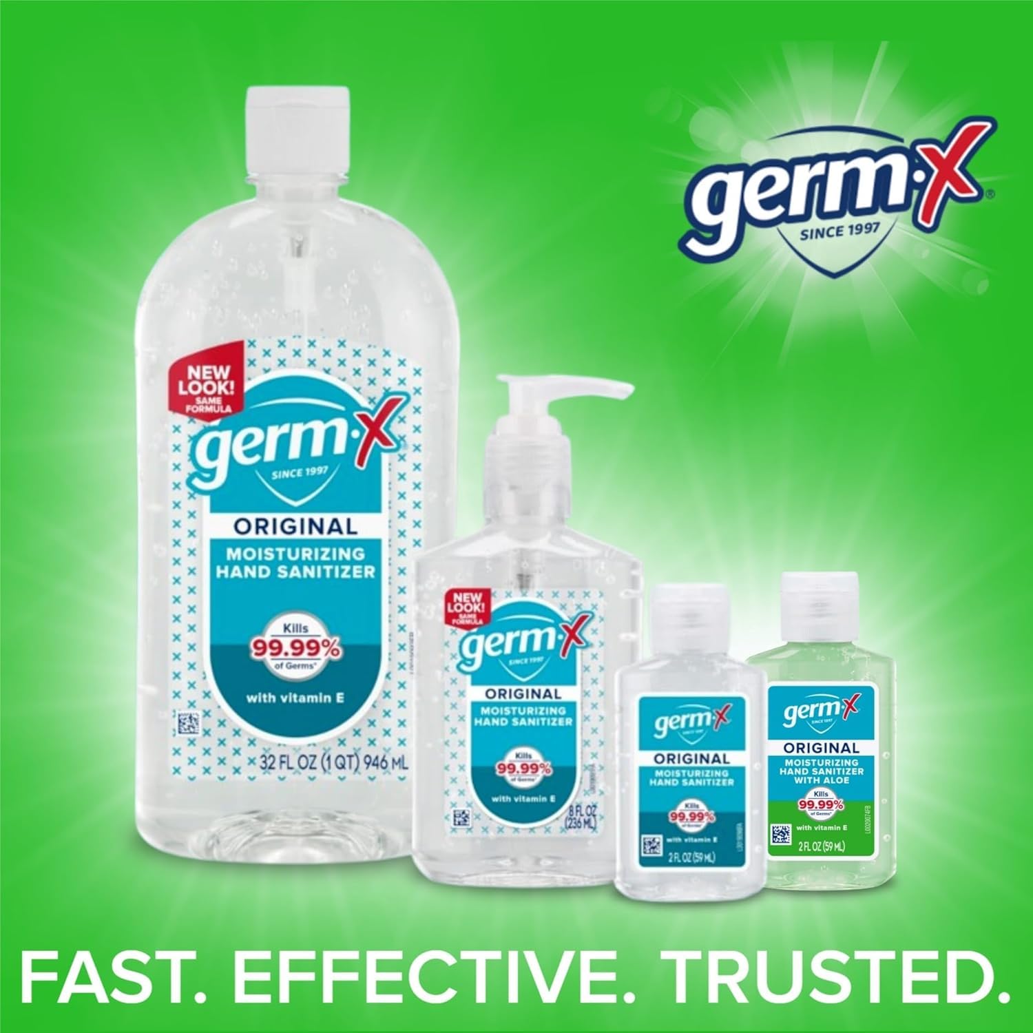 Germ-X pack de 24 botellas ideales para abastecer hogares u oficinas