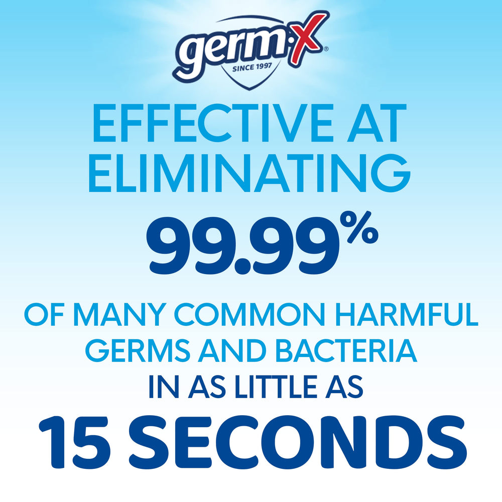 Germ-X tapa flip-top práctica para dispensar sin derrames
