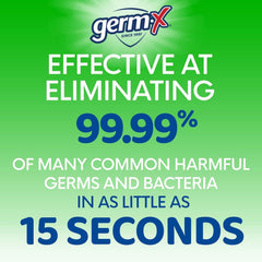 Germ-X textura de gel clara con acabado no pegajoso y suavidad