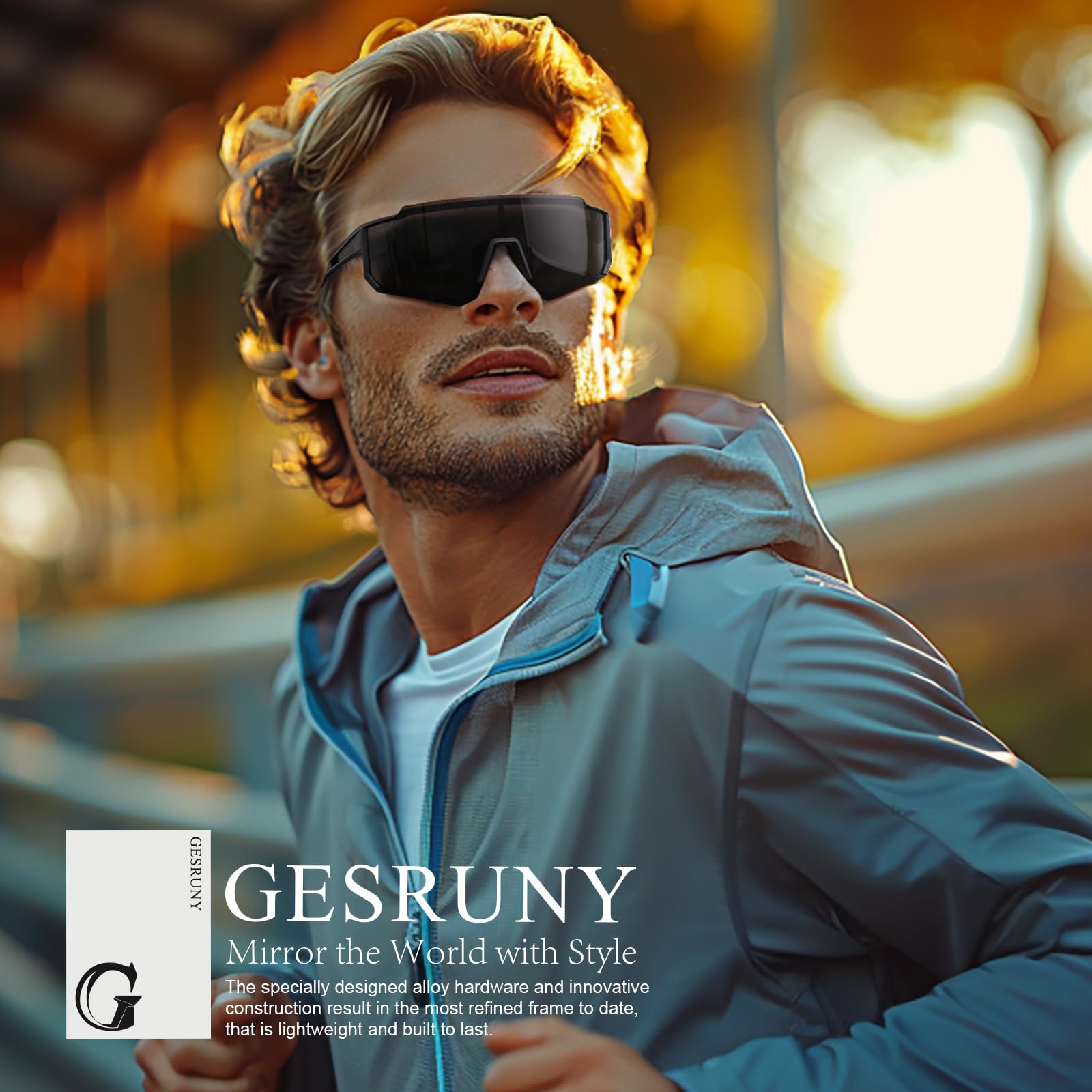 gesruny primer plano de lente que resalta nitidez y protección