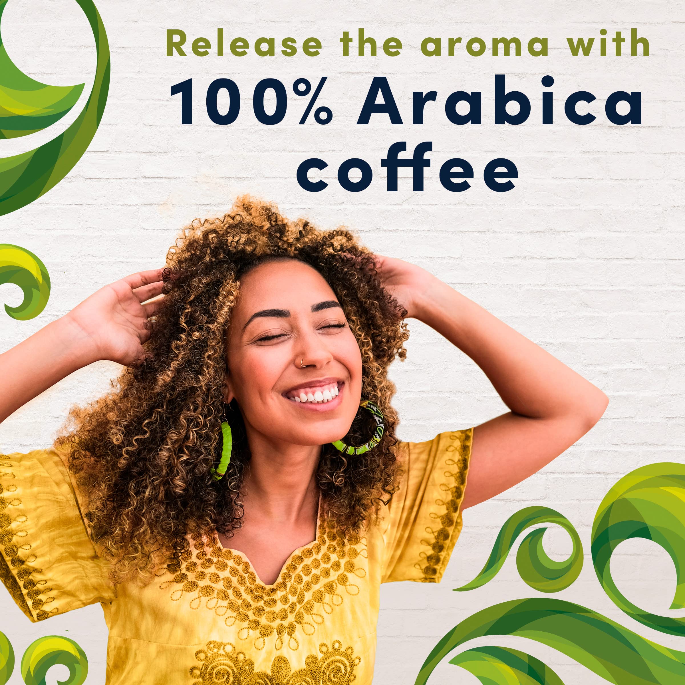 Gevalia taza servida con café colombiano resaltando sabor balanceado