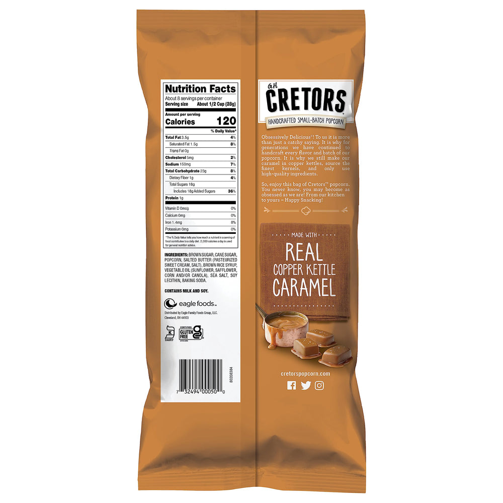 G.H. Cretors presentadas en reunión social para compartir como snack gourmet