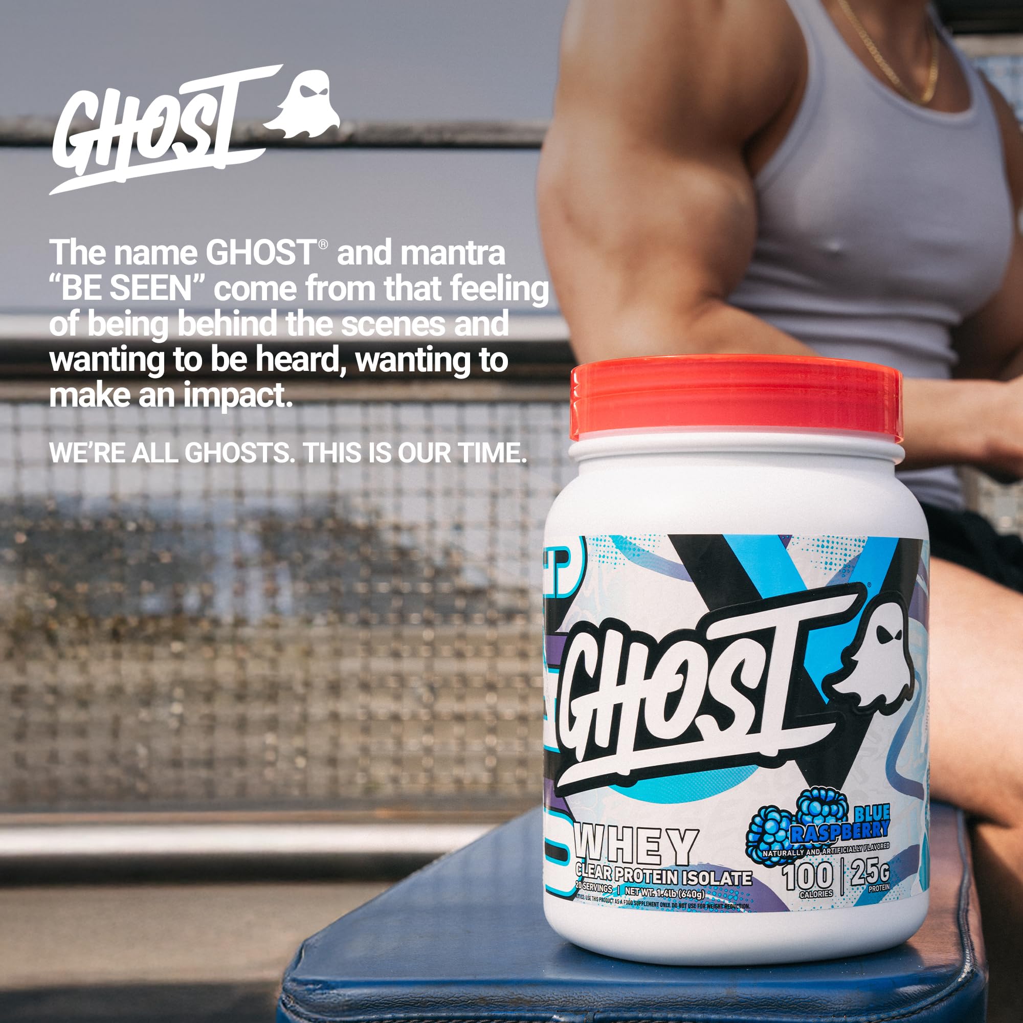 GHOST producto en ambiente activo mostrando estilo de vida y energía