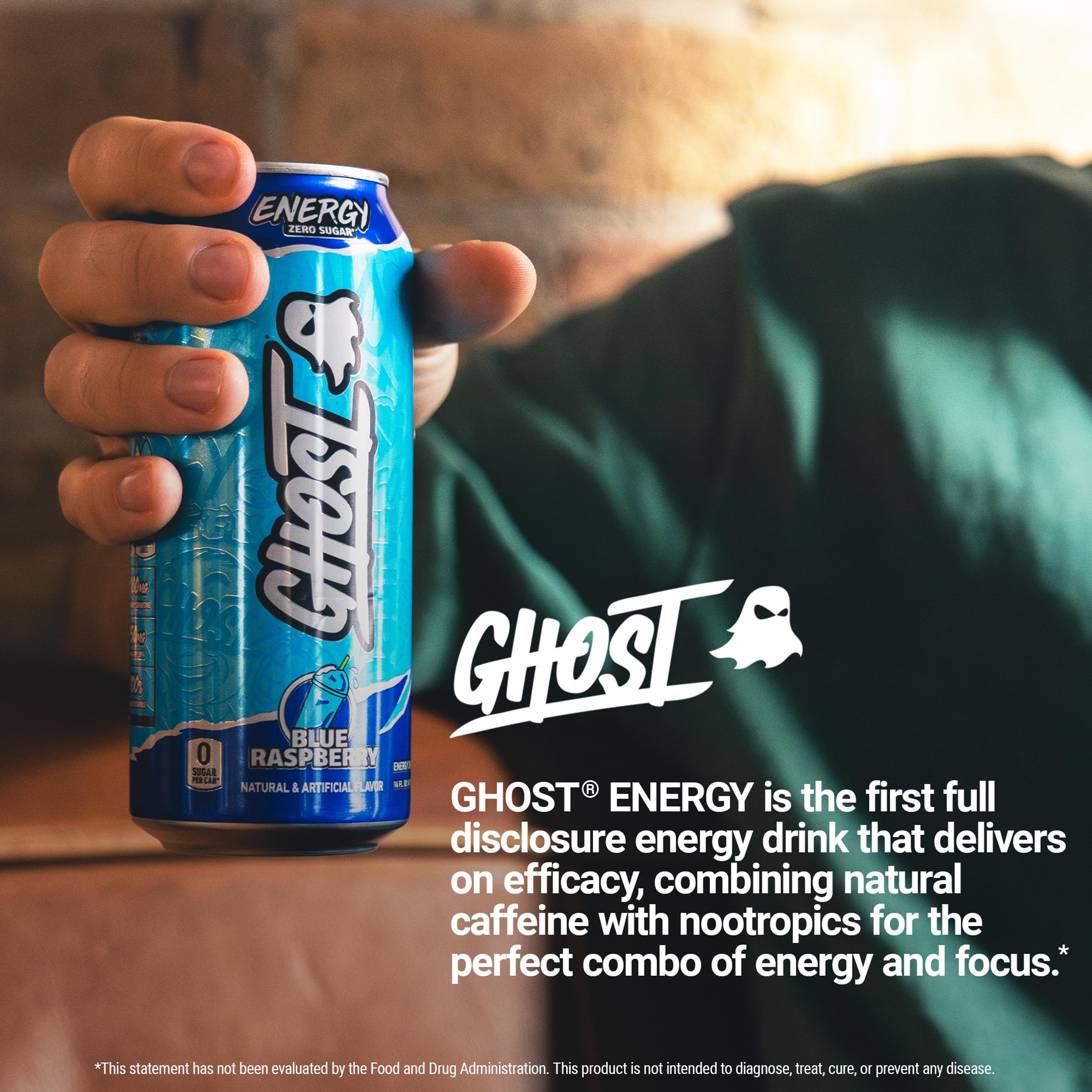 GHOST caja de 12 latas empaquetado para almacenamiento y abastecimiento