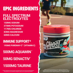 GHOST Hydration en shaker listo para beber, hidratación fácil y sabrosa