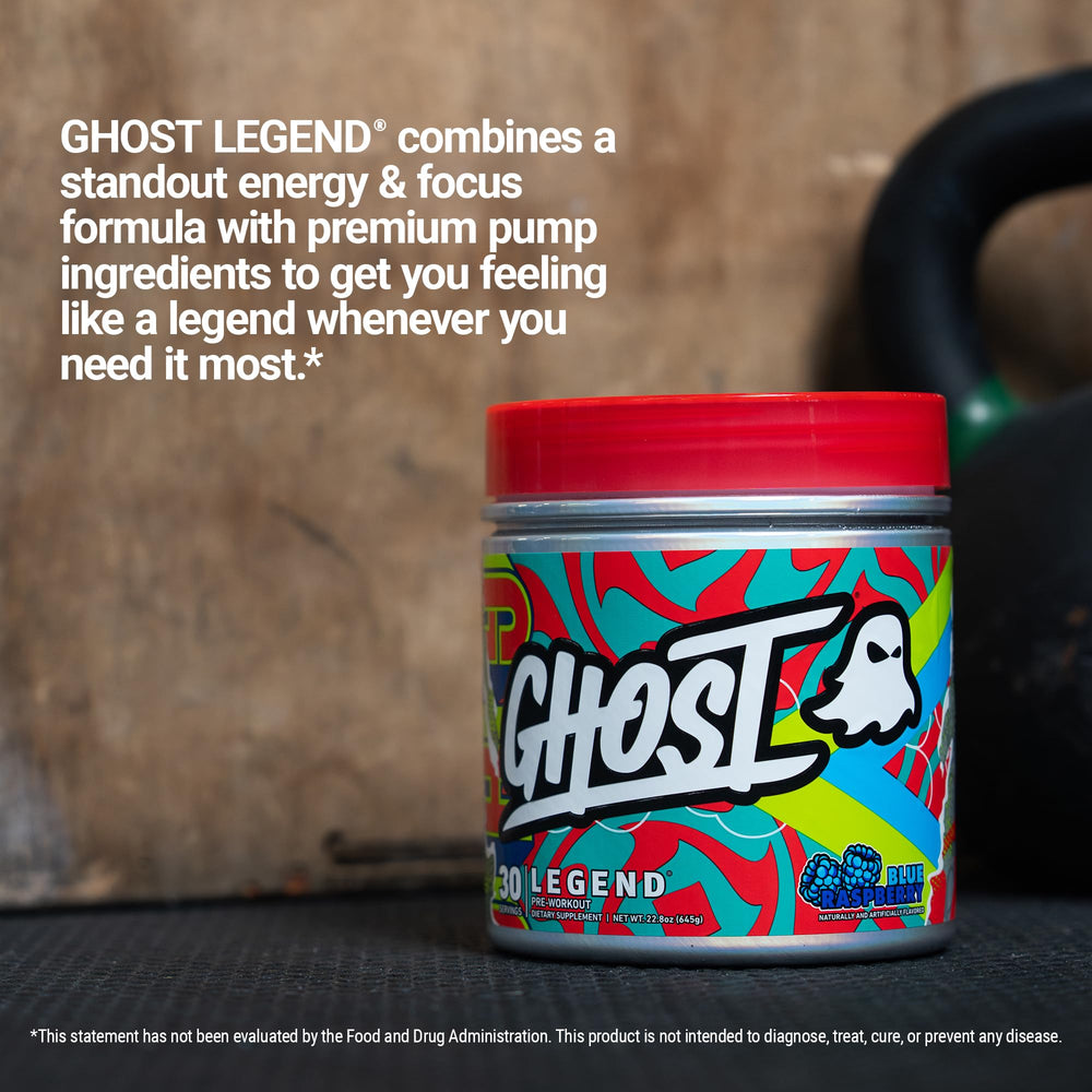 GHOST etiqueta transparente destacando ingredientes dosificados y confianza