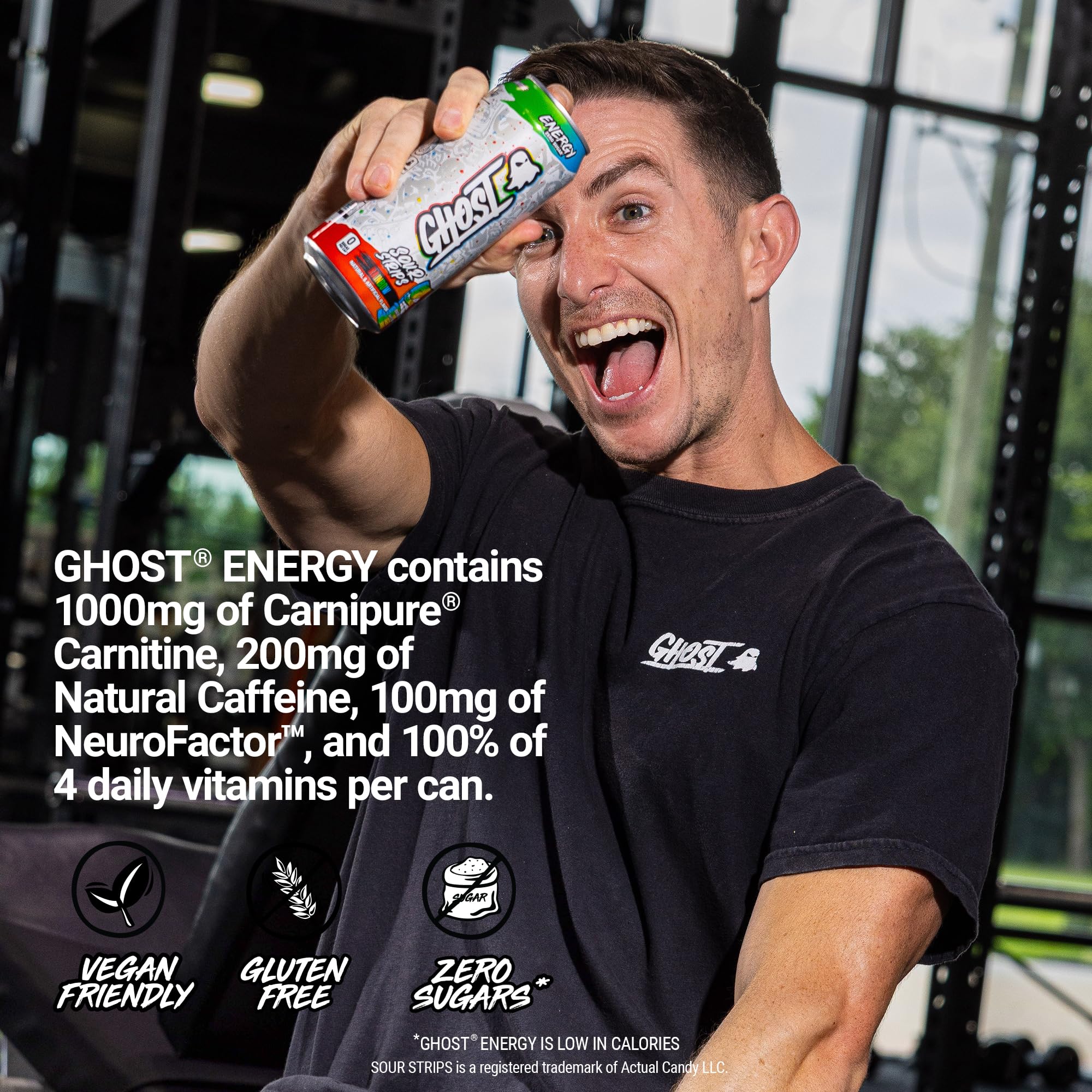 GHOST caja de 12 latas lista para almacenar y compartir