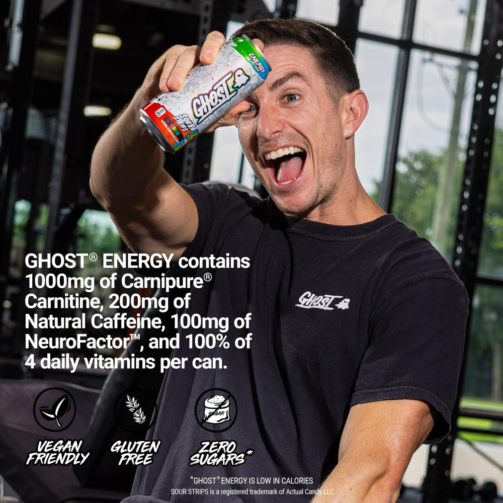 GHOST caja de 12 latas lista para almacenar y compartir