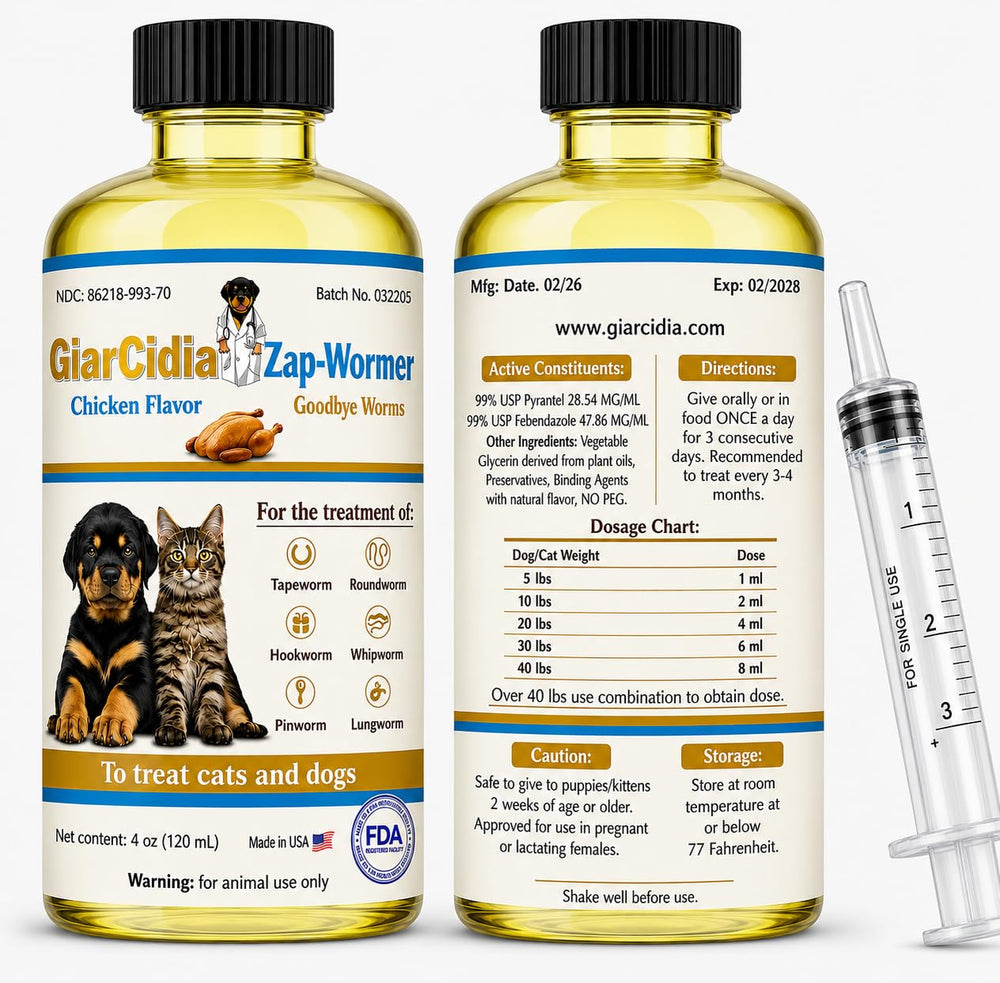 Giarcidia aplicación oral en gato dosificación cómoda y rápida