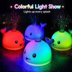 Gigilli ballena detalle de luces multicolores que captan la atención