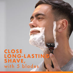 Gillette cuchilla de precisión enfocada para recortar y perfilar barbas