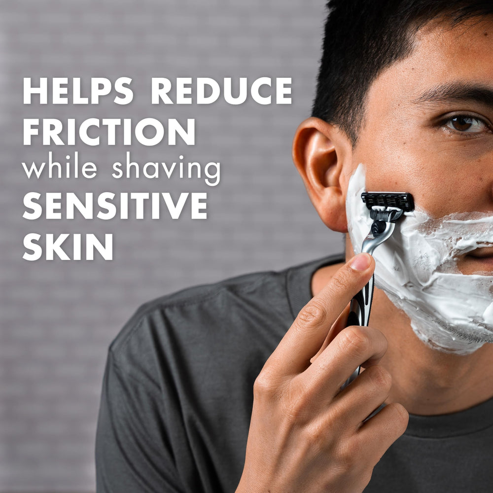 Gillette comparación de tamaño del bote para percepción real