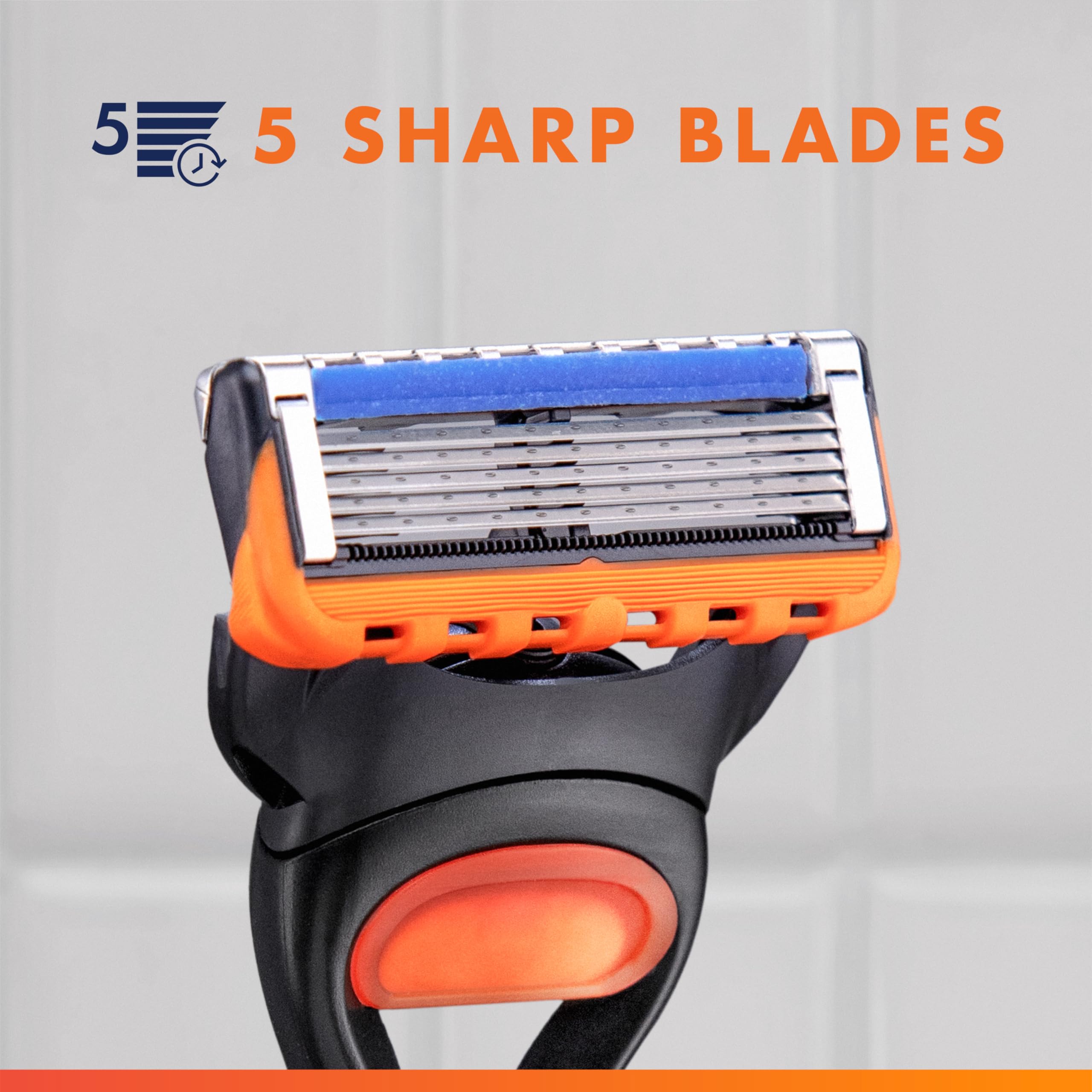 Gillette Fusion5 banda lubricante ampliada Gillette para un mejor deslizamiento