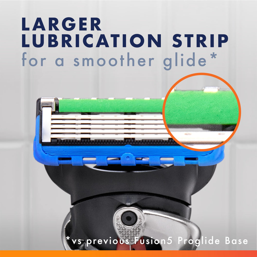Usuario Gillette afeitándose mostrando resultado apurado y menor irritación