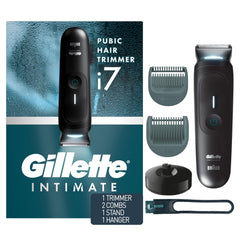 Gillette imagen frontal del recortador mostrando diseño compacto y control