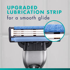Gillette Mach3 aclarado de la cuchilla bajo agua para limpieza rápida