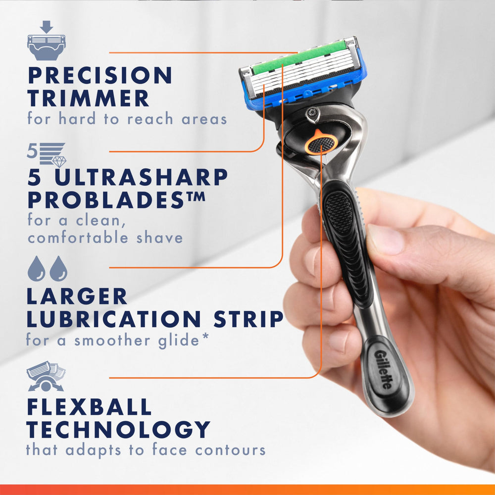 Gillette ProGlide tira lubricante ampliada para mayor deslizamiento cómodo