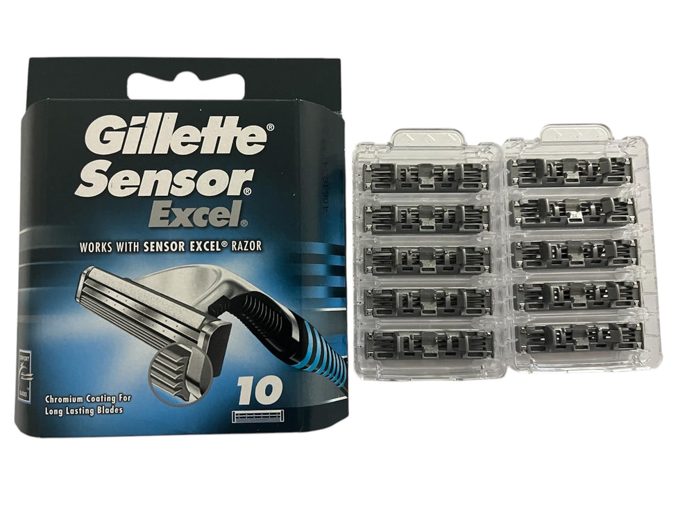 Gillette Sensor Excel en uso con espuma para un deslizamiento más suave