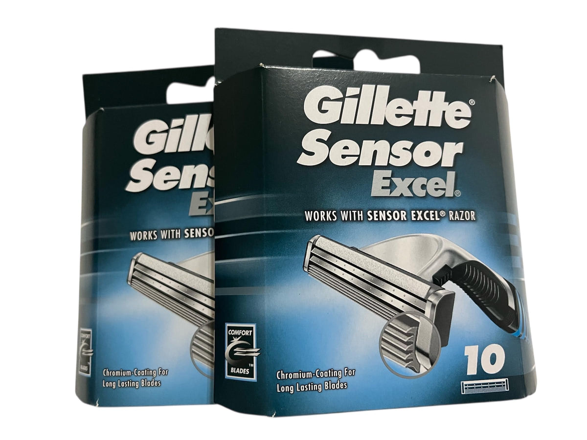 Gillette Sensor Excel frente del cartucho mostrando diseño y facilidad de recambio