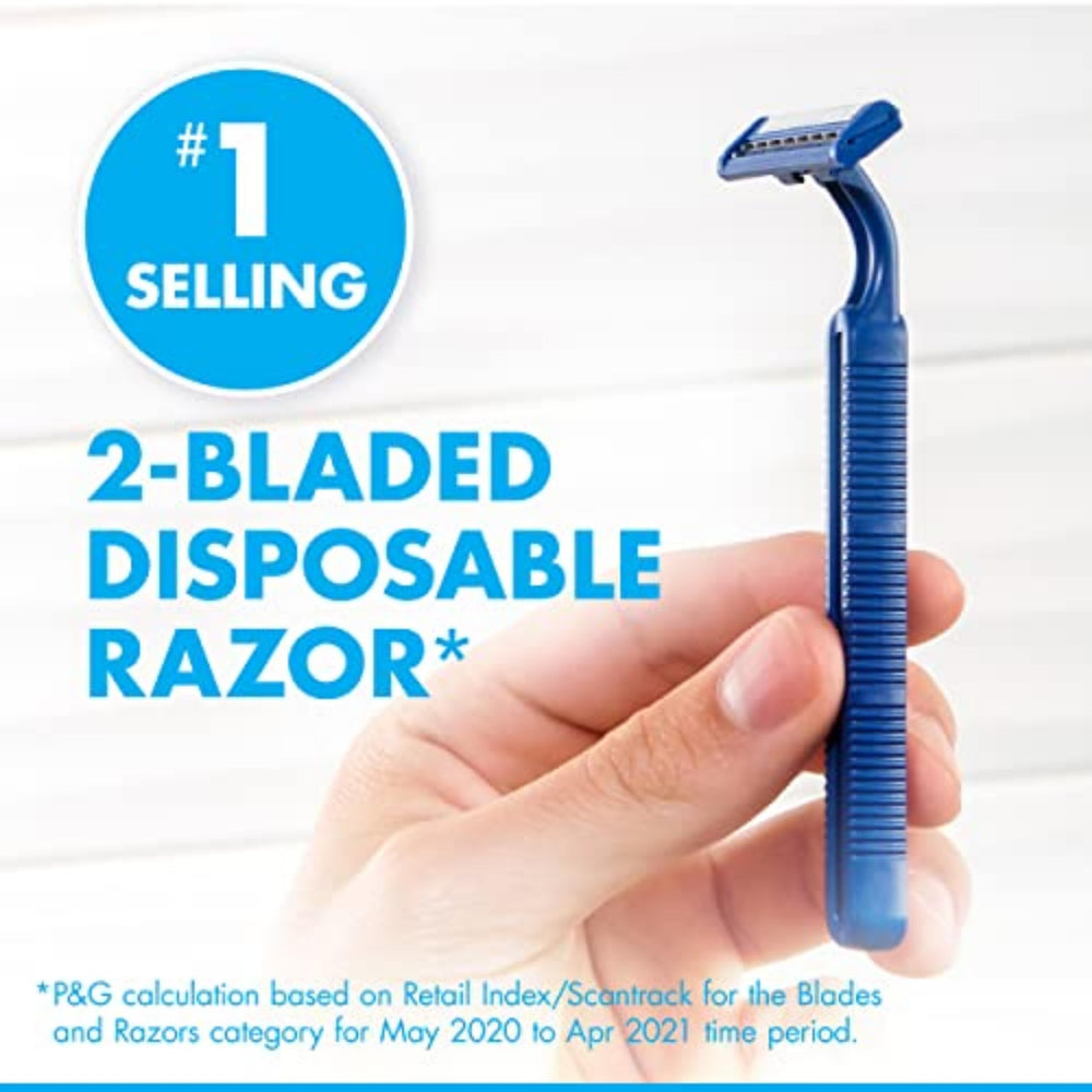 Gillette Sensor2 comparación de tamaño con una moneda para facilitar escala
