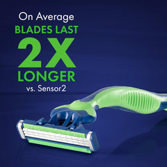 Gillette Sensor3 detalle de las tres hojas que mejora el apurado