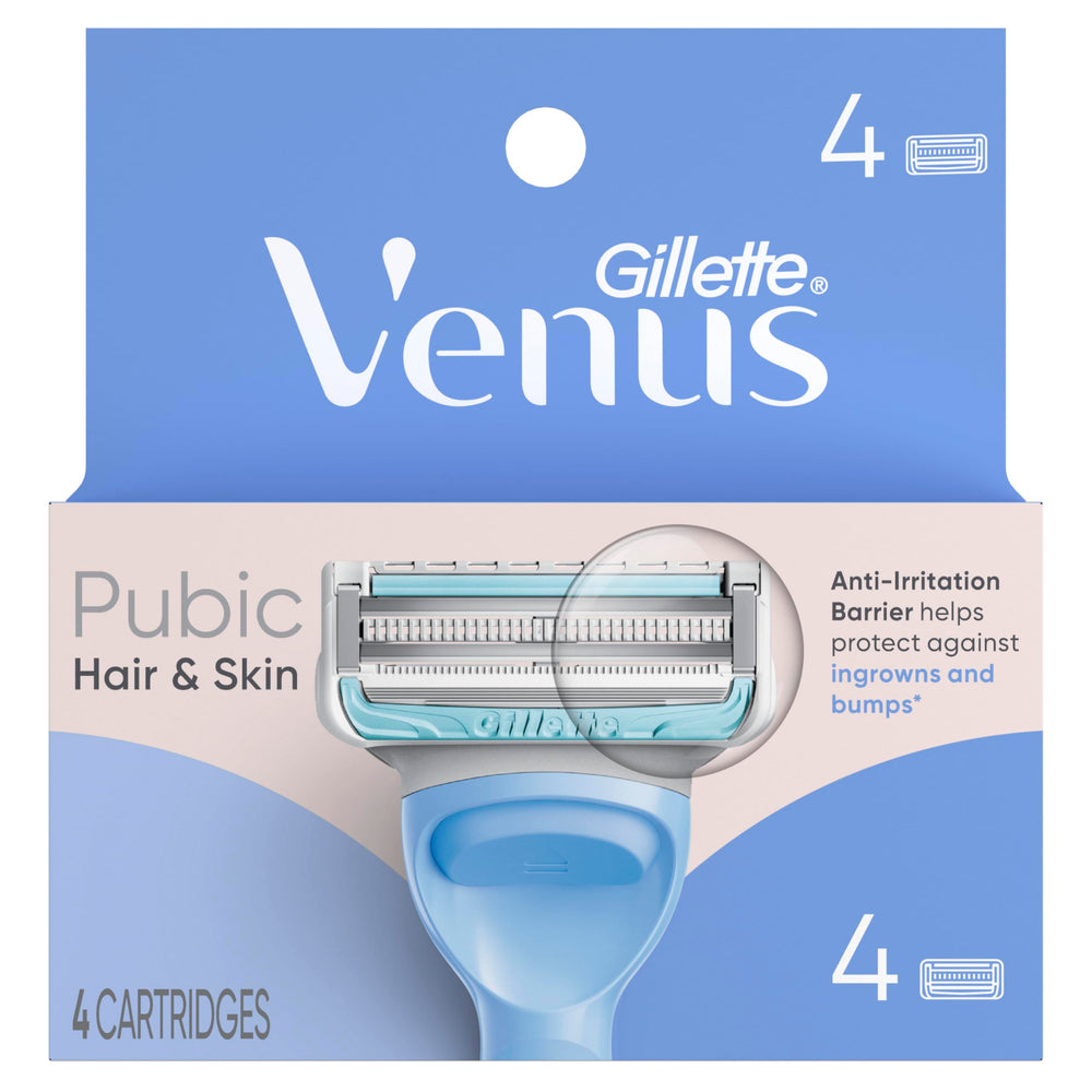 Gillette Venus etiqueta que indica pruebas dermatológicas y ginecológicas