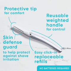 Gillette Venus primer plano de la hoja recambiable para un deslizamiento suave y seguro