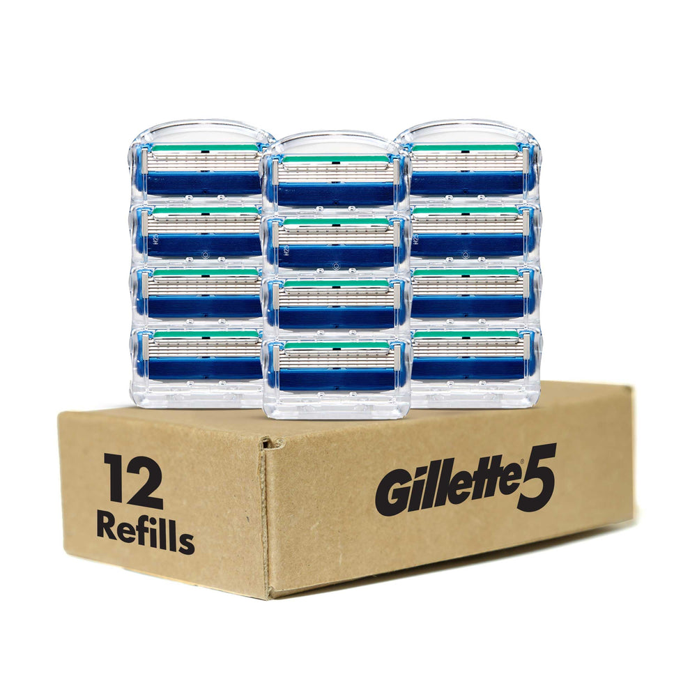 Gillette comparación de tamaño del cartucho para apreciar escala y uso