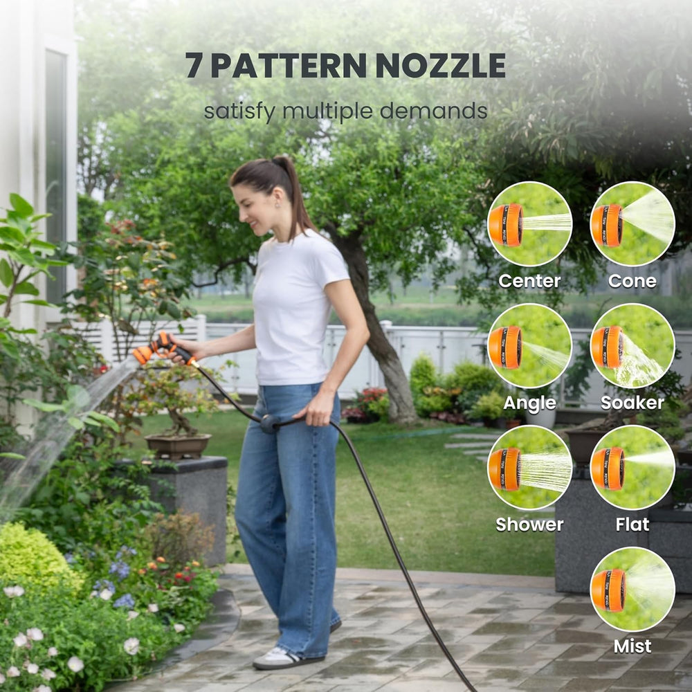 Giraffe Tools reel swiveling 180 degrees to reach both sides without moving unit benefit