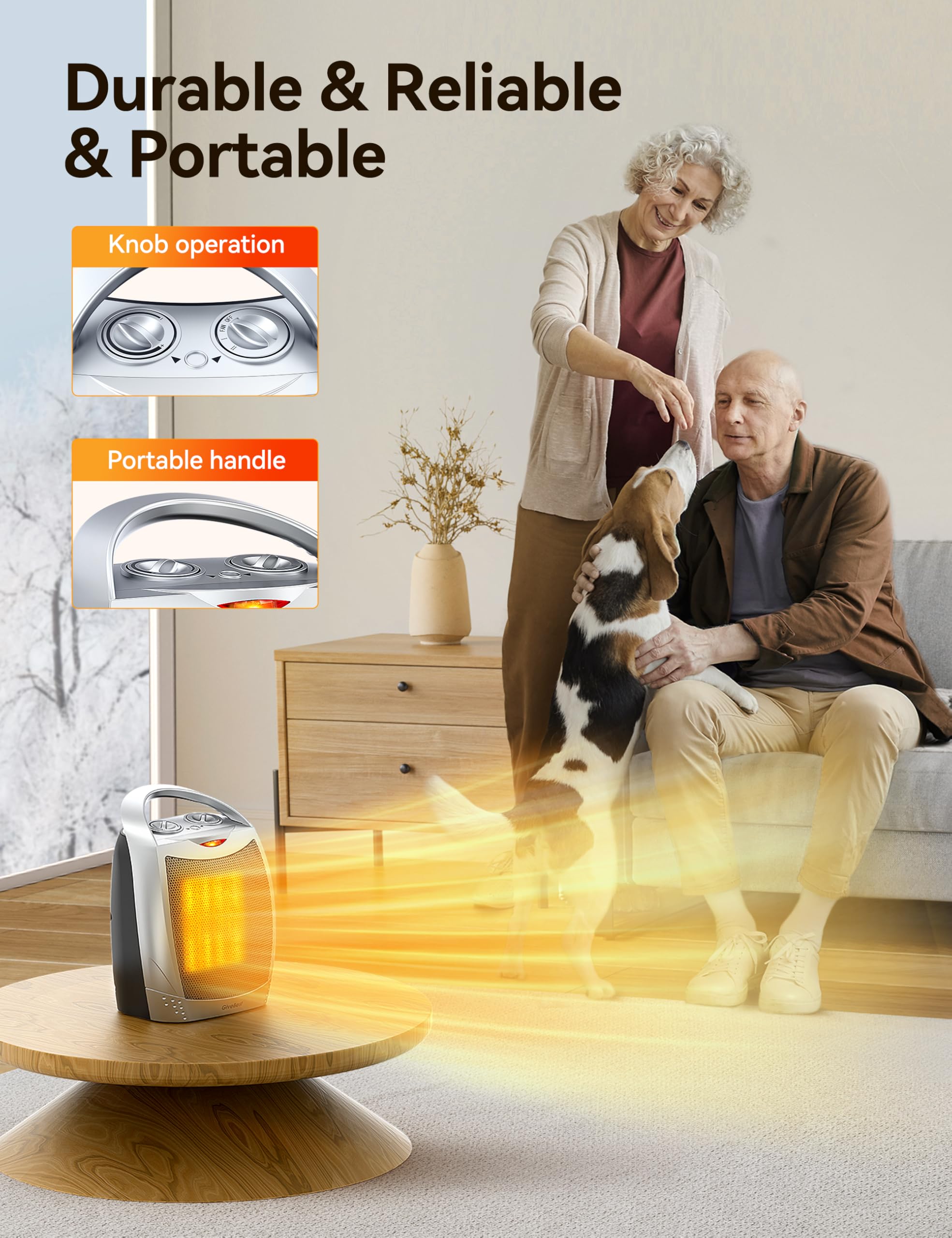 GiveBest vista lateral con foco en protecciones, seguridad contra vuelco y sobrecalentamiento