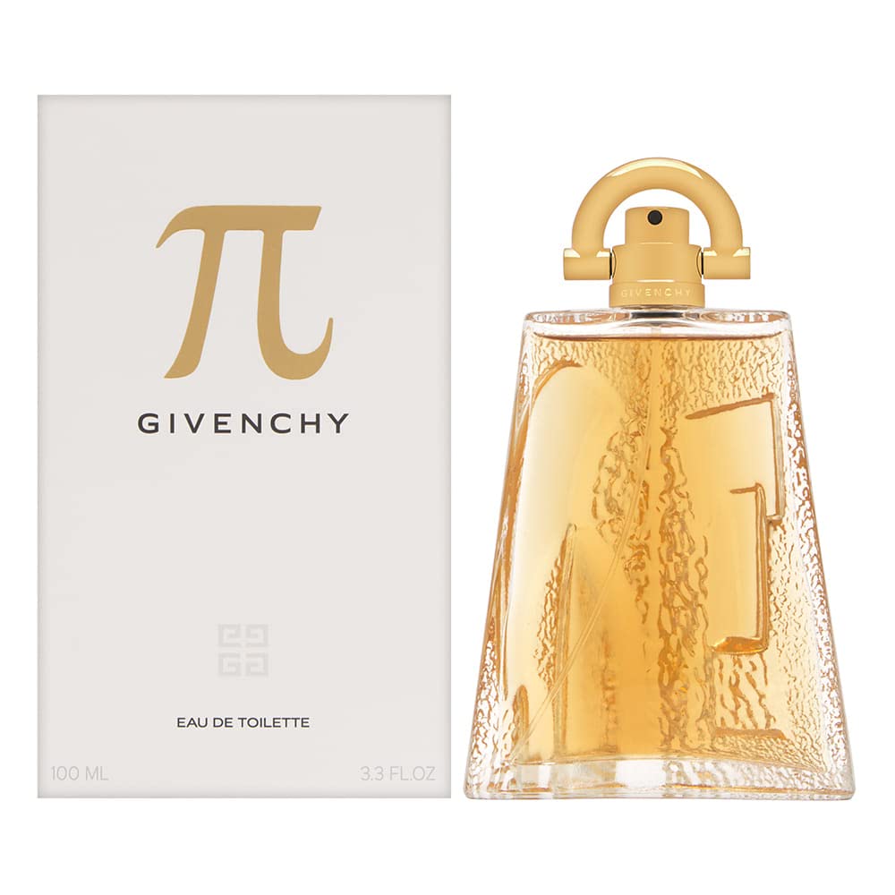 Givenchy Pi frasco frontal mostrando diseño elegante y presencia sofisticada