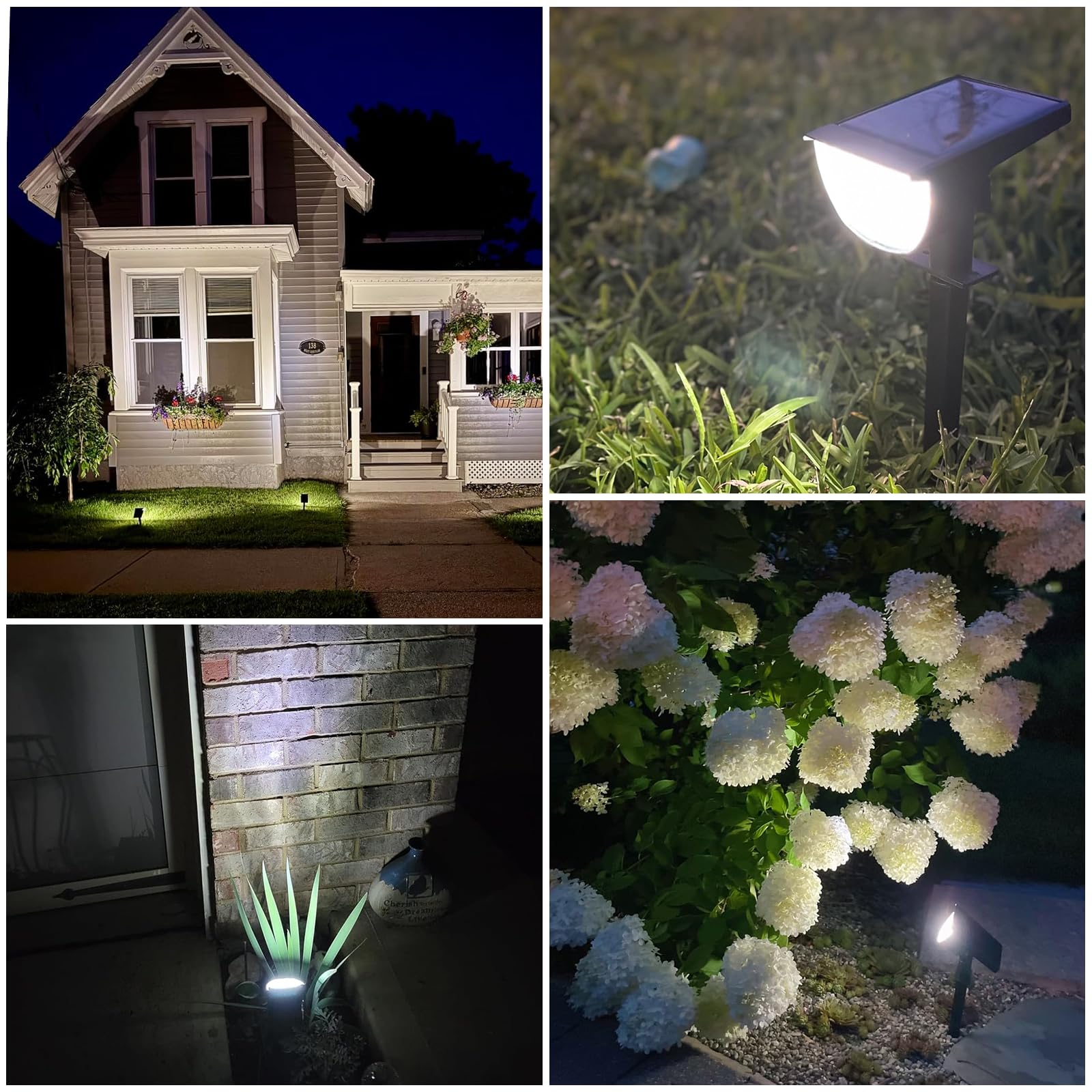 GKGG luces en jardín ambientando noche y ahorro energético