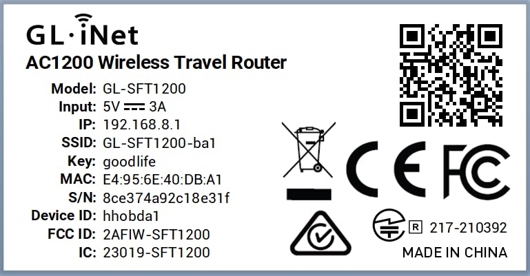 GL.iNet Opal interfaz web en pantalla para configuración sencilla y gestión VPN
