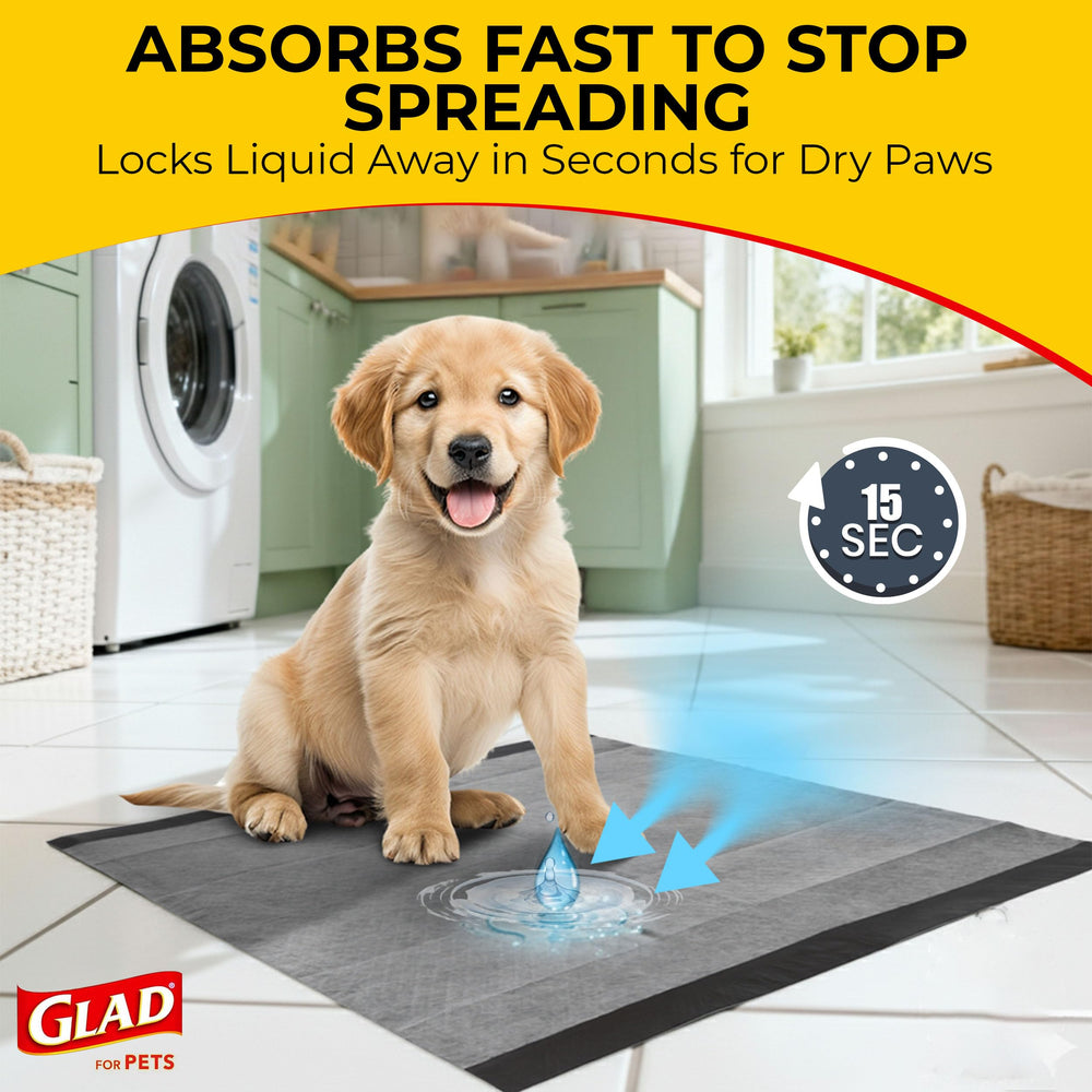 Glad for Pets tapete dentro de jaula mostrando ajuste y protección de piso