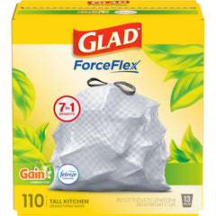 Glad paquete frontal mostrando diseño y cantidad, ventaja de compra grande