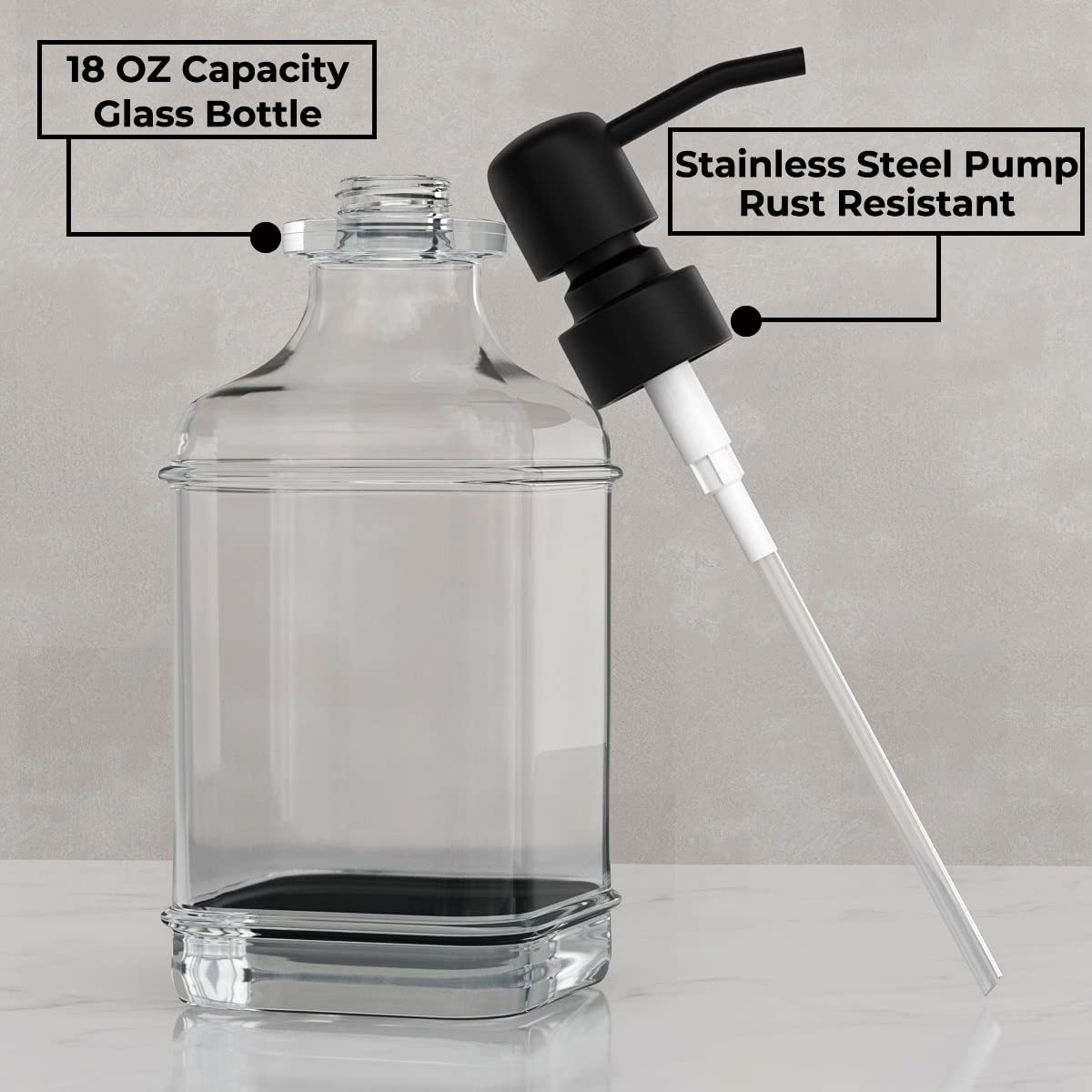 GLADPURE detalle de la bomba 304 inox resistente y duradera