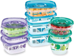 Glad GladWare contenedores redondos, cuadrados y rectangulares listos para organizar comidas