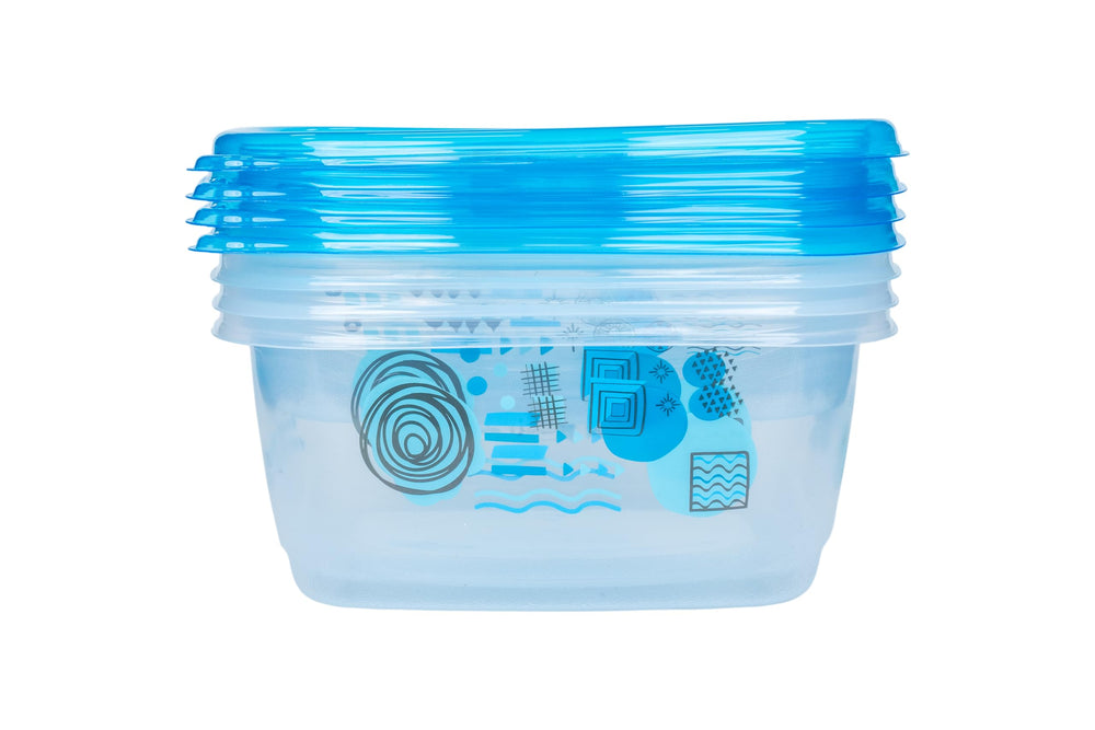 Glad GladWare contenedores usados en una cocina ordenada para preparar almuerzos diarios