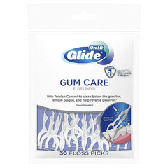 Glide Oral-B vista frontal del paquete, fácil identificación y almacenamiento