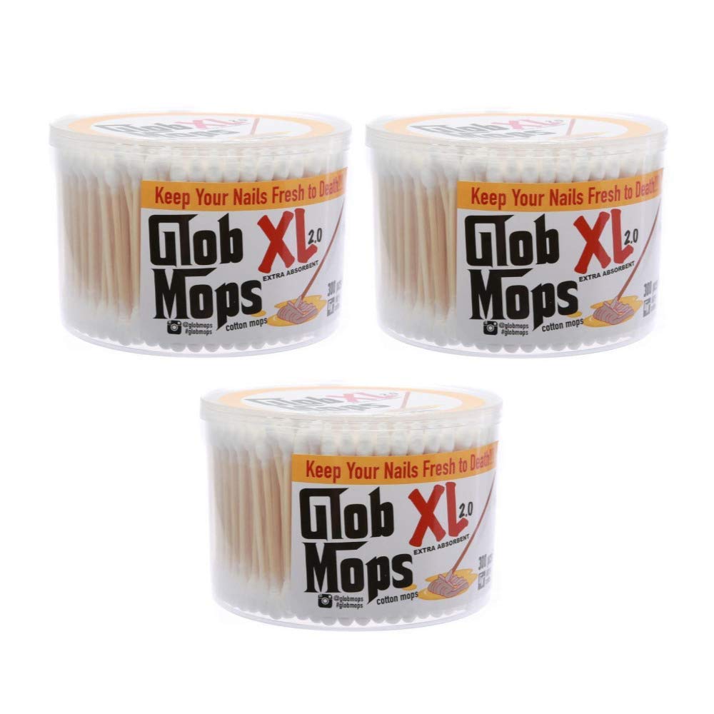 Glob Mops primer plano de la punta XL mostrando textura densa y absorción