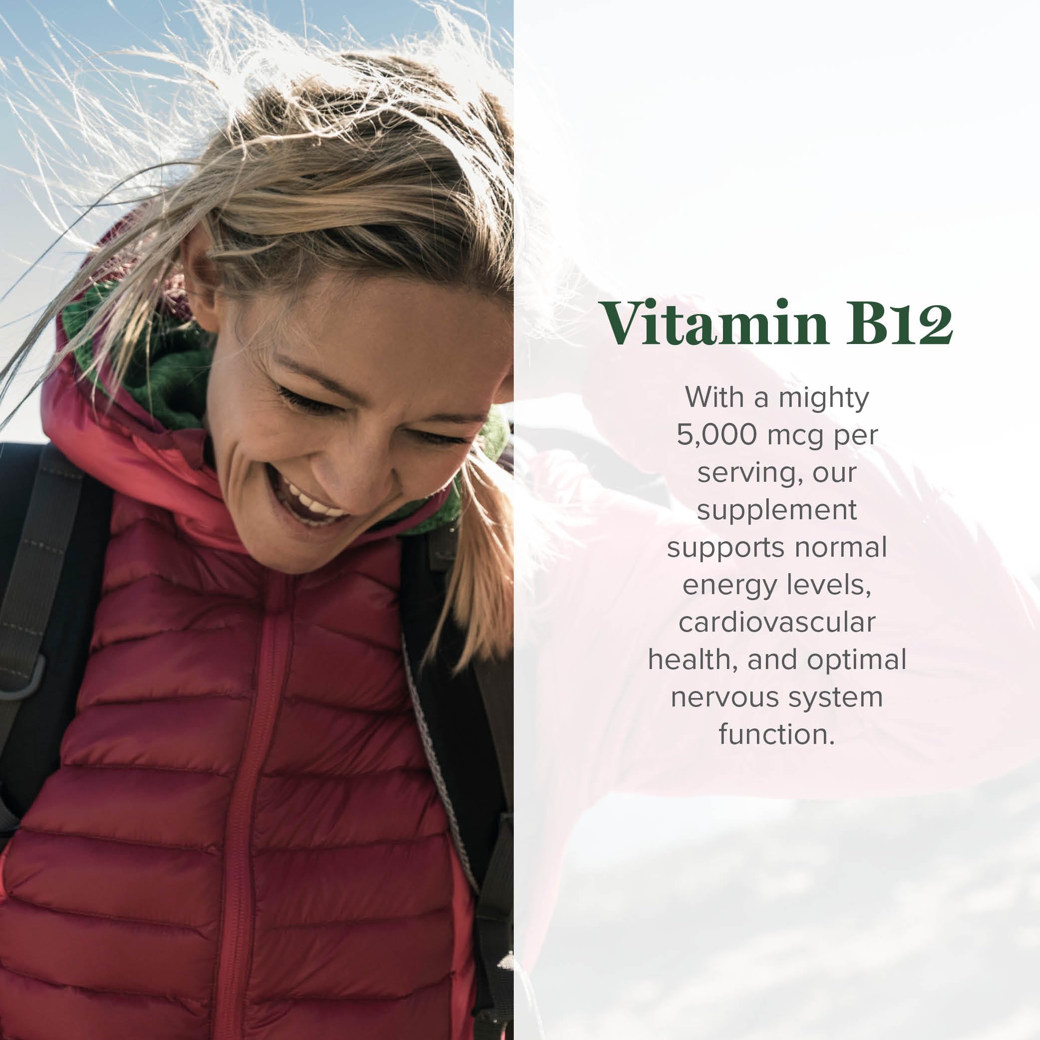 Global Healing Center cuentagotas en detalle para dosificar la vitamina B12 con precisión