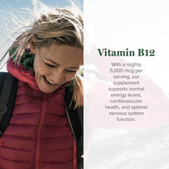 Global Healing Center cuentagotas en detalle para dosificar la vitamina B12 con precisión