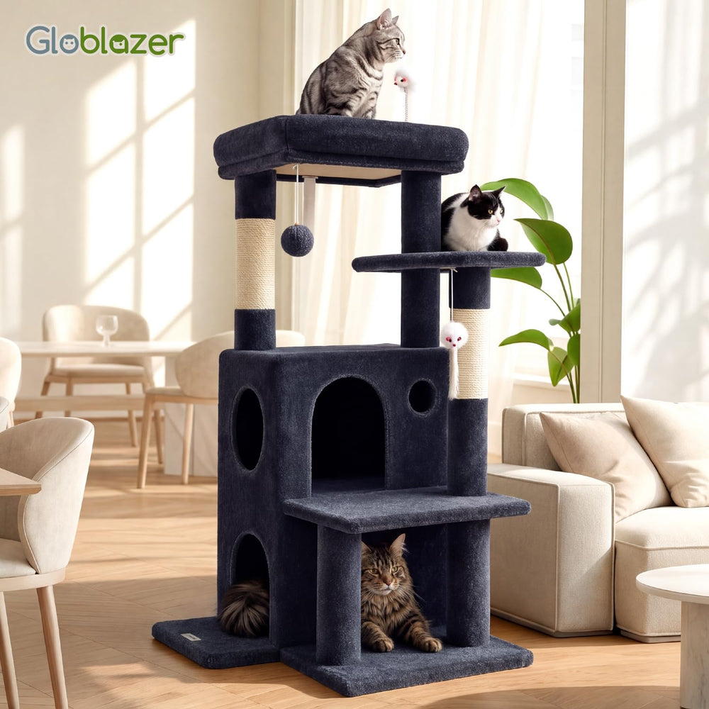 Globlazer torre junto a ventana creando rincón de observación