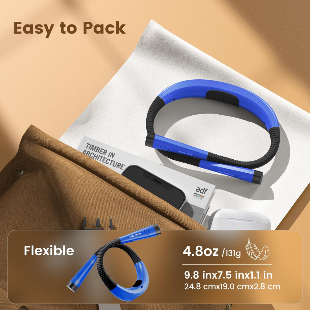 Glocusent USB‑C charging port and cable, convenient fast reversible charging