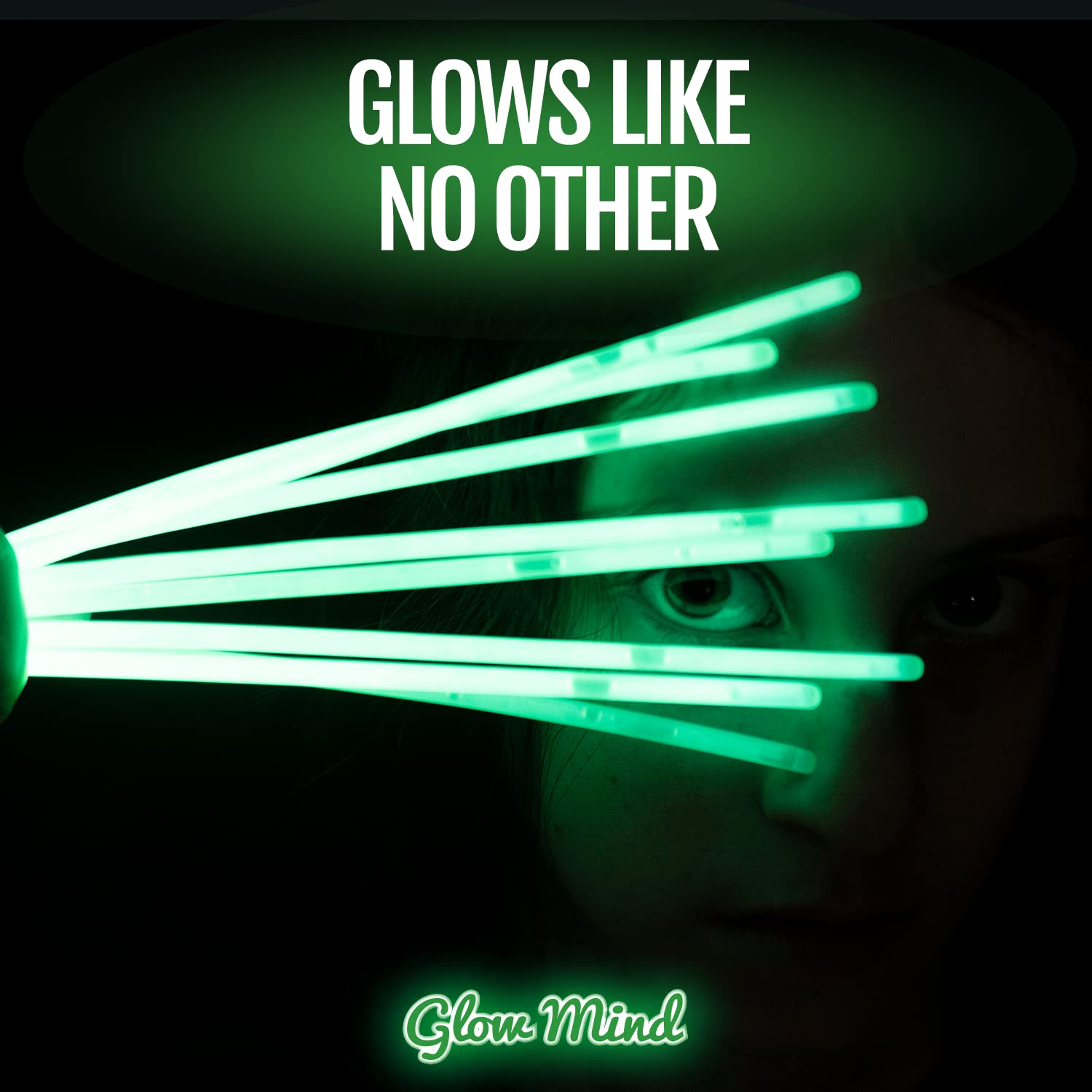 Glow Mind detalle del tubo 8 pulgadas mostrando textura y grosor, mayor brillo